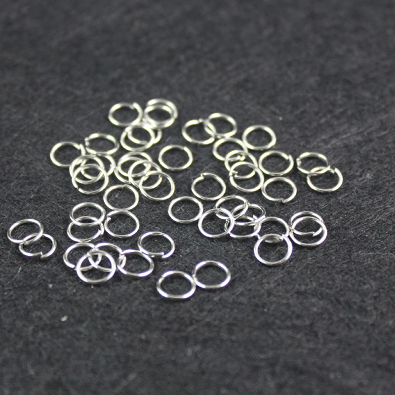 wholesale 200pcs/lot nickel plated 5 6 8 mm alloy circle Fit Jewelry FInding jewelry findings making JF1002