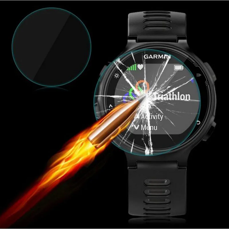 Película protectora de vidrio templado Ultra transparente para reloj Garmin Forerunner 735 XT 735XT, cubierta protectora de pantalla LCD