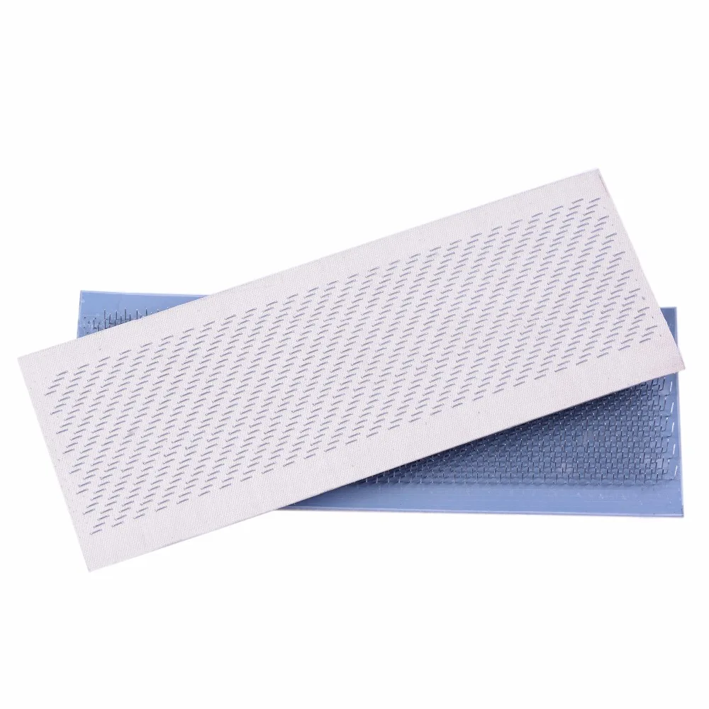 24x9cm Hair Holder Drawing Mat for bulk hair extension tools Hair Drawing Mat Hair Extensions Drawing Card(Skin Pad) With Needle