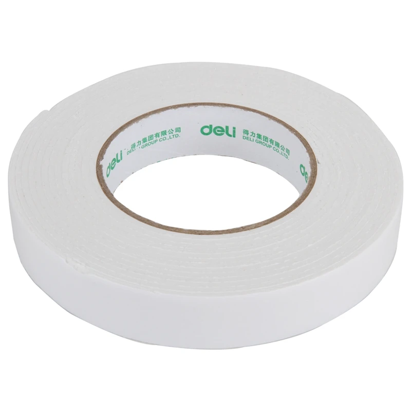 12PCS/LOT Deli 30410/30411/30412/30416 EVA foam  tape Double-sided foam Adhesive tape Strong band type Sponge tape Wholesale