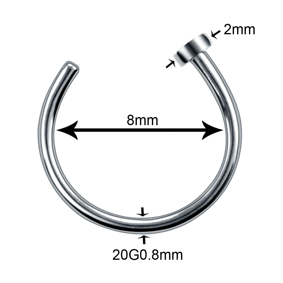 1PC Titanium Septum Piercings Nariz Eyebrow Helix Conch Daith Stud Earrings Lip Labret Industrial Barbells Tongue Nose Piercing