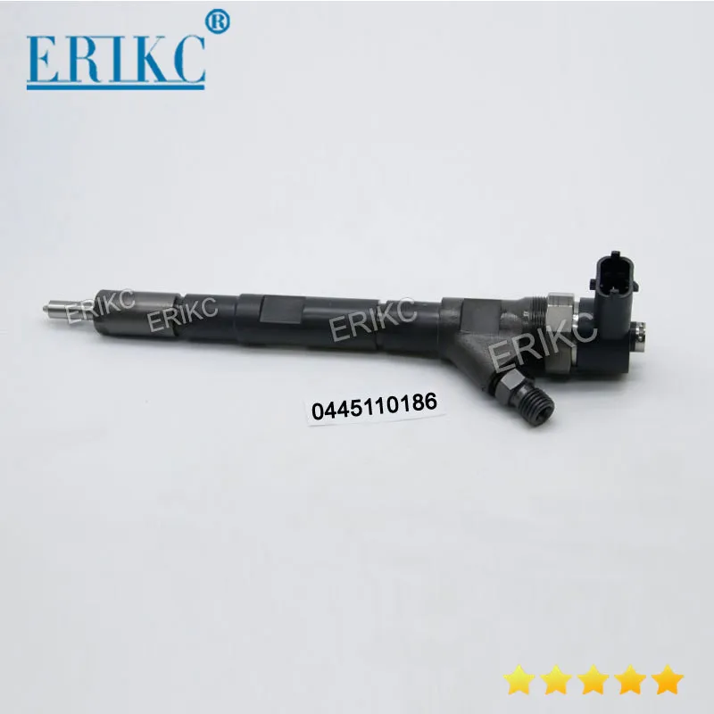 ERIKC 0445110186 Fuel Common Rail Injector Nozzle 0 445 110 186 Auto Injection 0445 110 186 for Bosch 33800-4A100 Hyundai