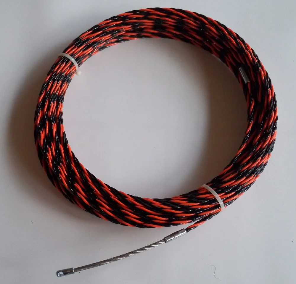 

6mm 30M nylon Cable puller,fish tape,duct rodder,snake rod,push pull rod