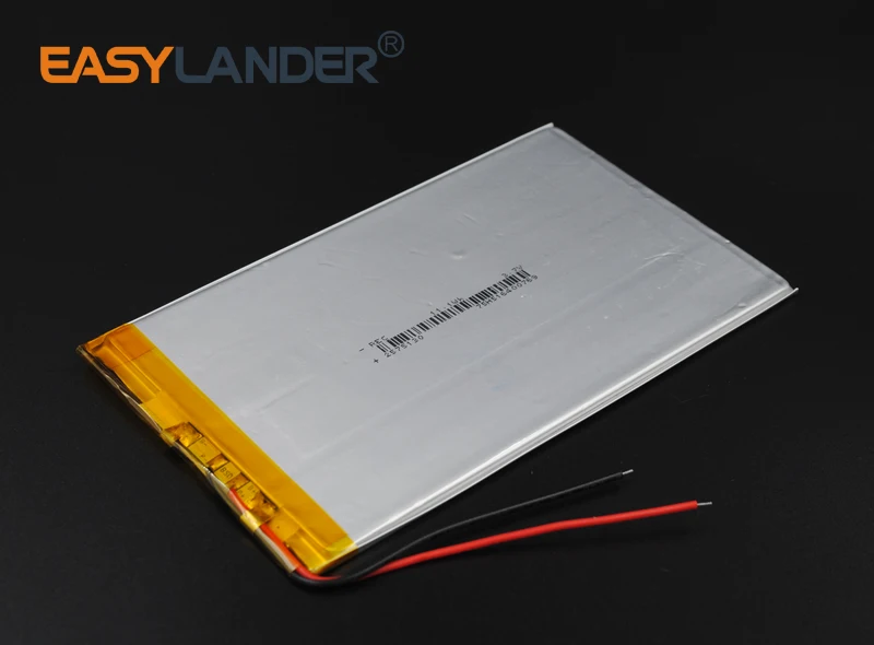 

2.5x75x130mm 3.7V 3000mAh Rechargeable li Polymer Li-ion Battery For Bluetooth Notebook Tablet PC Consumer electronics 2575130