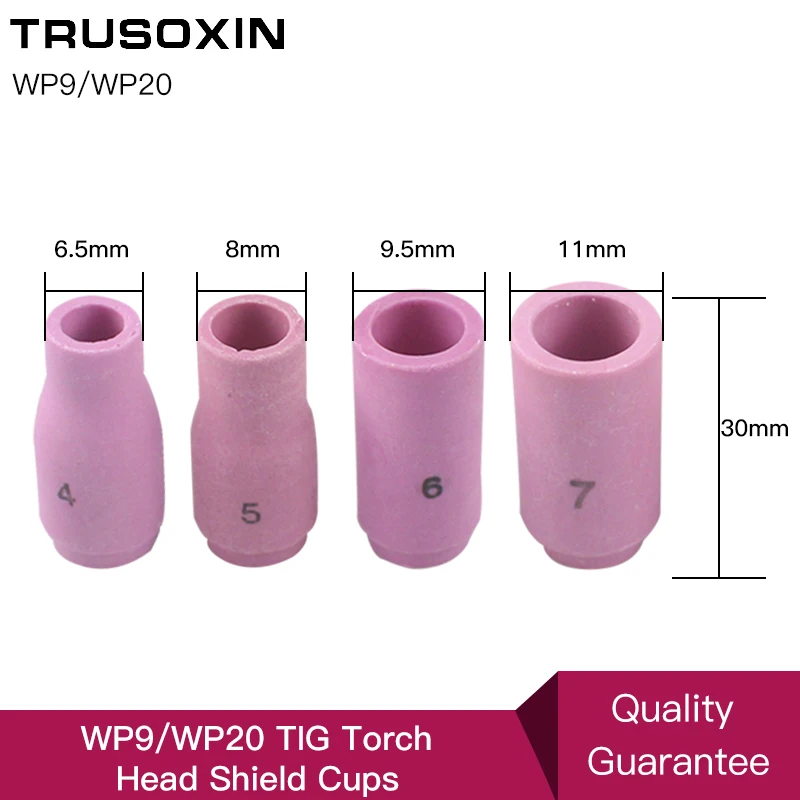 

TIG Alumina Nozzles 13N Fit TIG Welding Torch Consumables SR PTA DB WP 9 20 25 Series