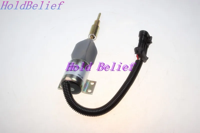 New 12V Fuel Shutoff Solenoid Valve 1751ES-12E6ULB1S5 for VW Ford