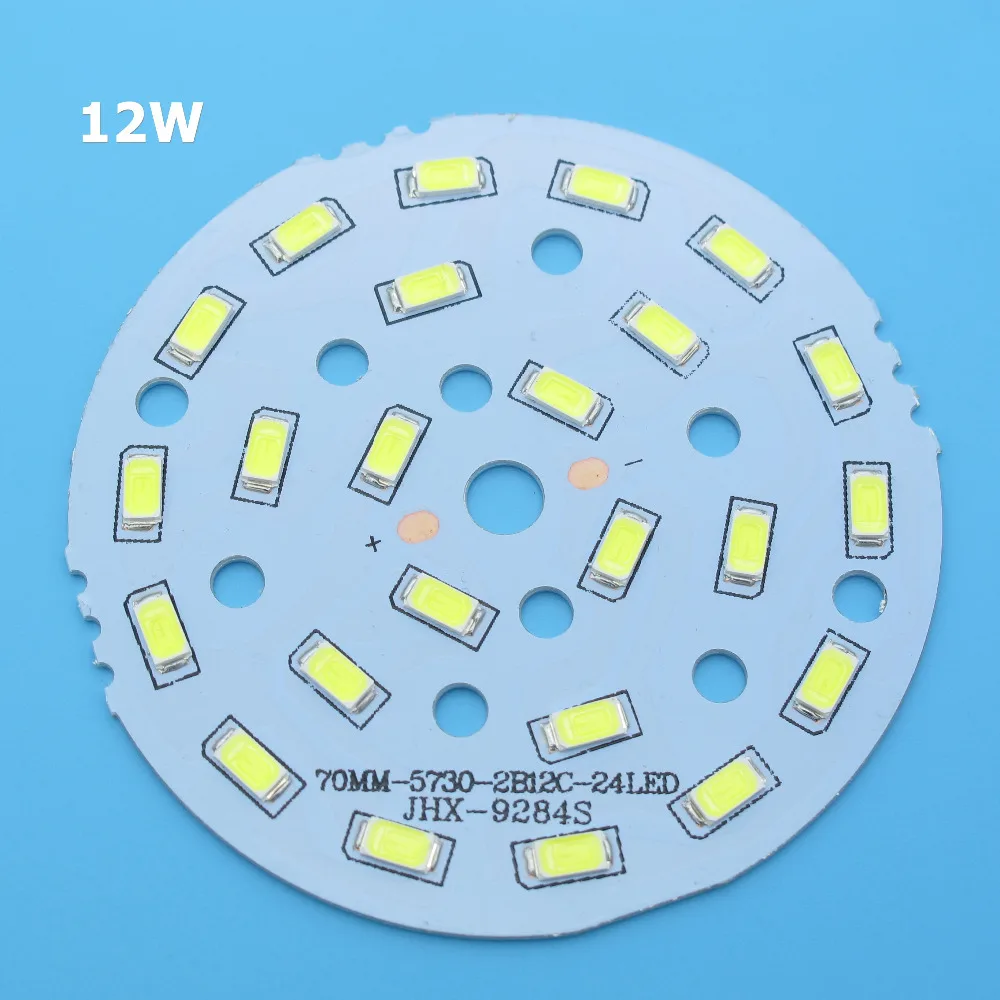 Wholesale SMD5730 LED PCB 2W 3W 5W 7W 9W 12W 15W 18W 21W 30W 36W White / Natural White / Warm White Light Source  for Led Bulb