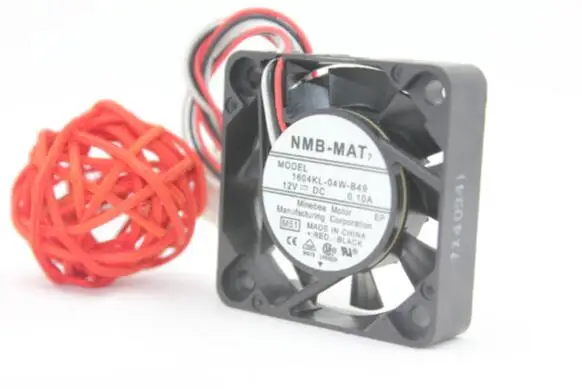 

NMB 1604KL-04W-B49 4010 4cm 12V 0.1A three line double ball cooling fan