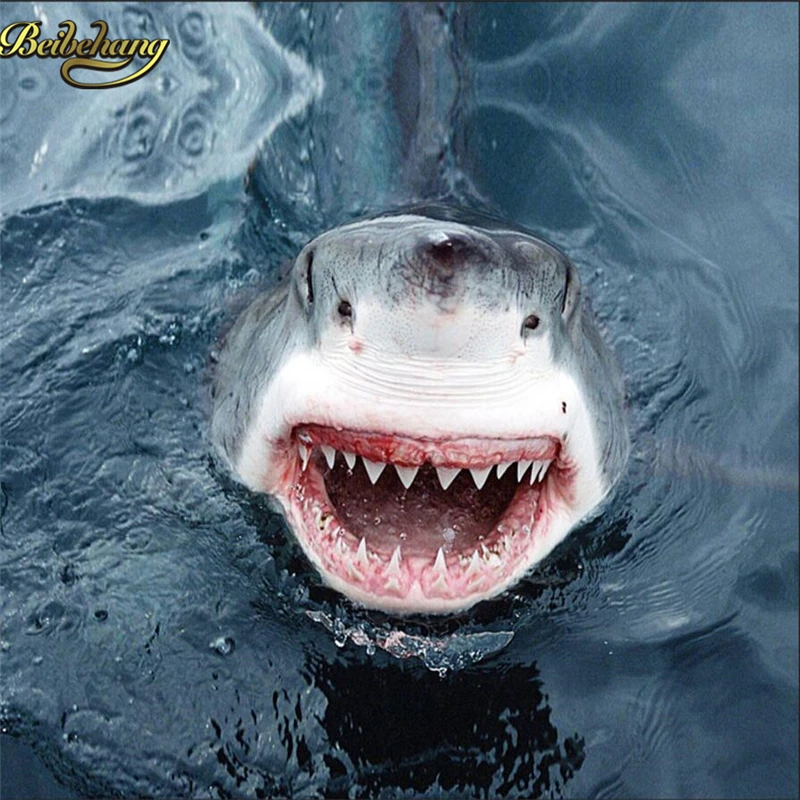 beibehang Horror shark Custom Mural Wallpaper papel de parede 3D Livingroom Bedroom Bathroom PVC Self-adhesive Floor Wall paper