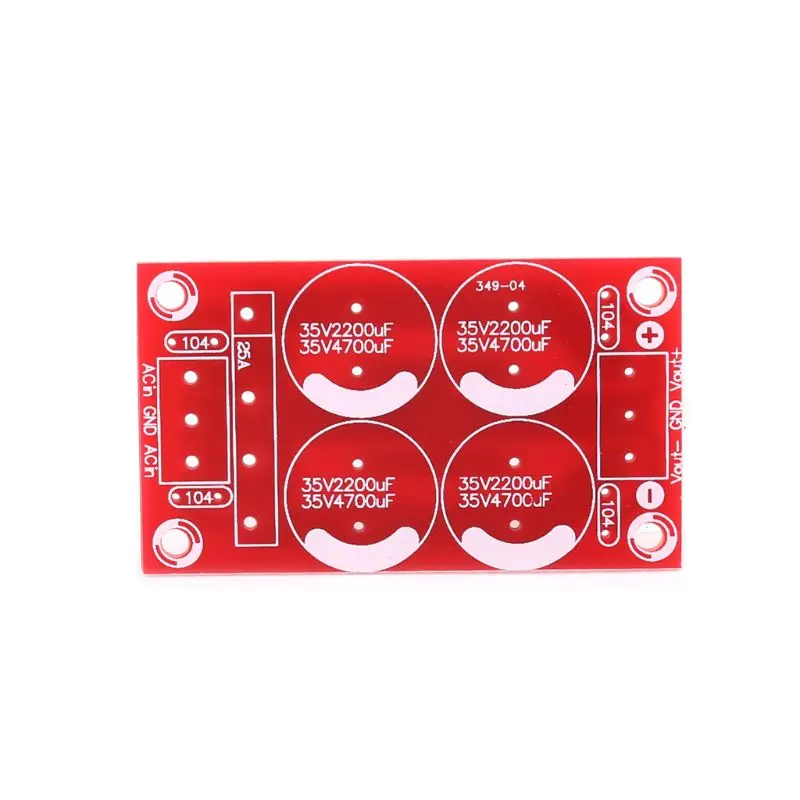 Rectifier Filter Power Supply Board Positive & Negative Voltage Dual Power PCB Bare Board -hol