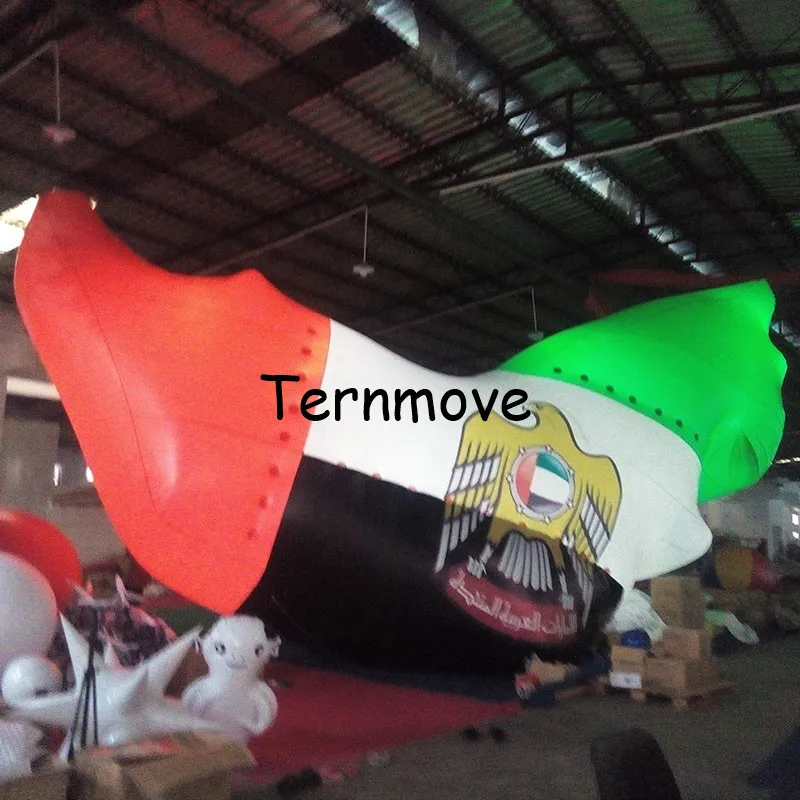 giant Inflatable Advertising Balloon with National Flag Printing for Events UAE national flag helium balloon