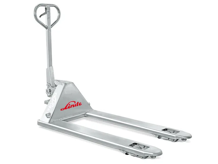 Linde Hand Pallet Truck M20G 2t hydraulic galvanized pallet truck with stainless bearing manual pallet jack pallet truck lift