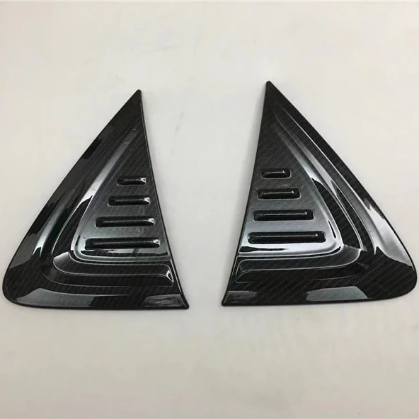 Chrome Carbon Fiber Car Body Kits Side Vents Trim For Toyota C-HR 2016 2017 2018 Accessories