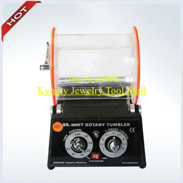 Rotary Tumbler Rotary Tools Jewellery Machine Tools Capacity 3kg with 500 g Polish Media Free Charge Fast Shipment