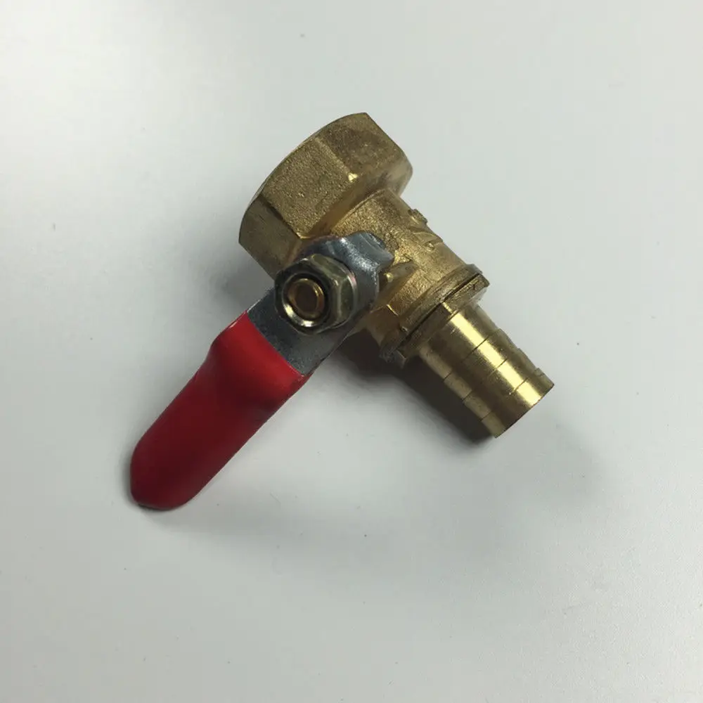 1Pc Gas Water Brass Ball Valve 1/8" 1/4" 3/8" 1/2" Female Thread 10mm Hose Barb Hole Diameter