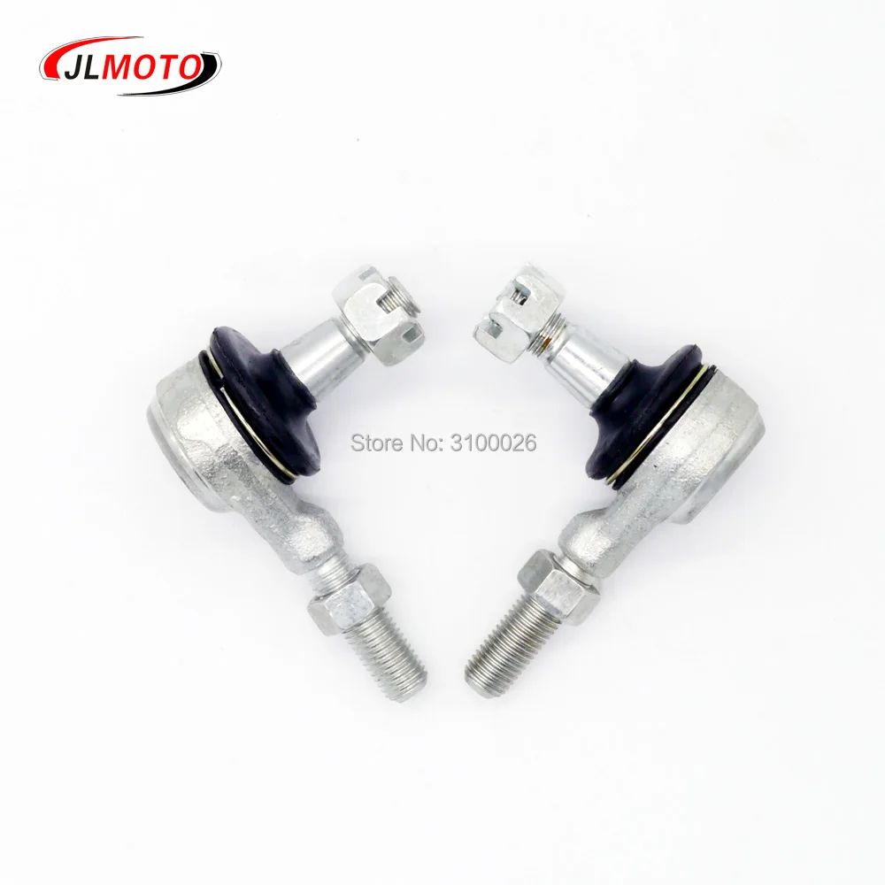 1 Para M10 Lewy i Prawy Gwintowany Końcówki Drążków Kierowniczych Pasują do Yamaha Banshee WARRIOR YFB YFM Raptor 250 350 400 Części ATV