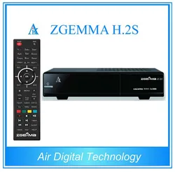 Zgemma h.2s schnell laufender CPU-Satelliten empfänger Twin-Tuner dvb s/s2