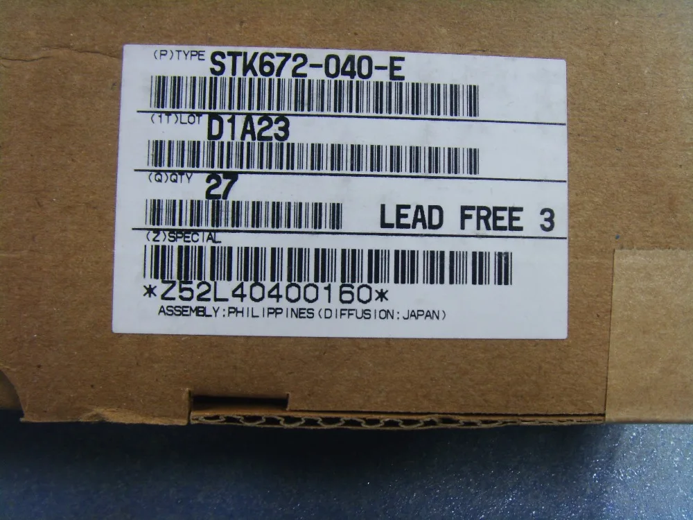 STK672-040 STK672-040-E STK672 Four phase stepper motor sine wave drive. 100% of the original plant.  STK672-050