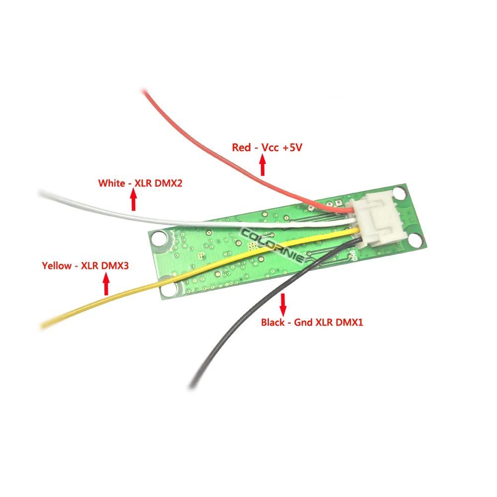 Transmitter And Receiver 2.4Ghz DMX512 Wireless PCB Module Board With Antenna LED Controller For Stage Light Effect