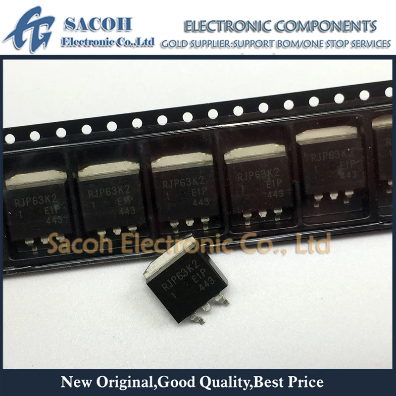 Refurbished Original 10Pcs/Lot RJP63K2DPE-M0 RJP63K2DPE RJP63K2 TO-263 35A 630V Power IGBT Transistor