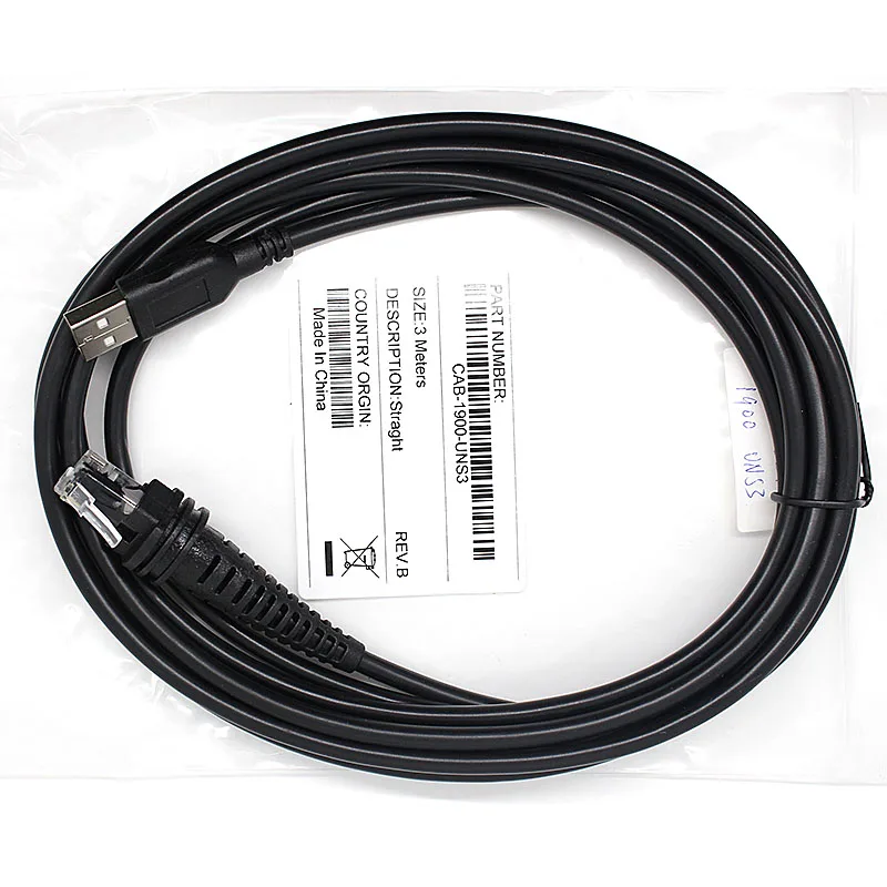 

New 3M Usb Cable For Honeywell 1900G 1200 1300G 1450 Barcode Scanner Reader