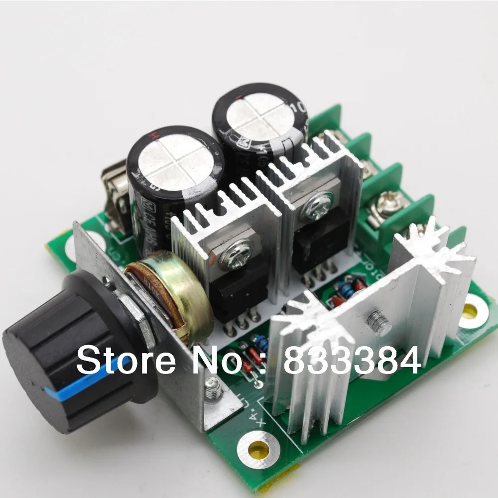 Wholesale!!!12V-40V 10A 13khz Pulse Width Modulation PWM DC Motor Speed Control Switch 1pc free pos