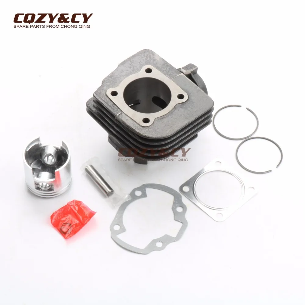 70cc Big Bore Cylinder Barrel Kit & Piston Kit &Cylinder Gasket for Qingqi QM50T-10A QM50T-10B 47mm/10mm 2T