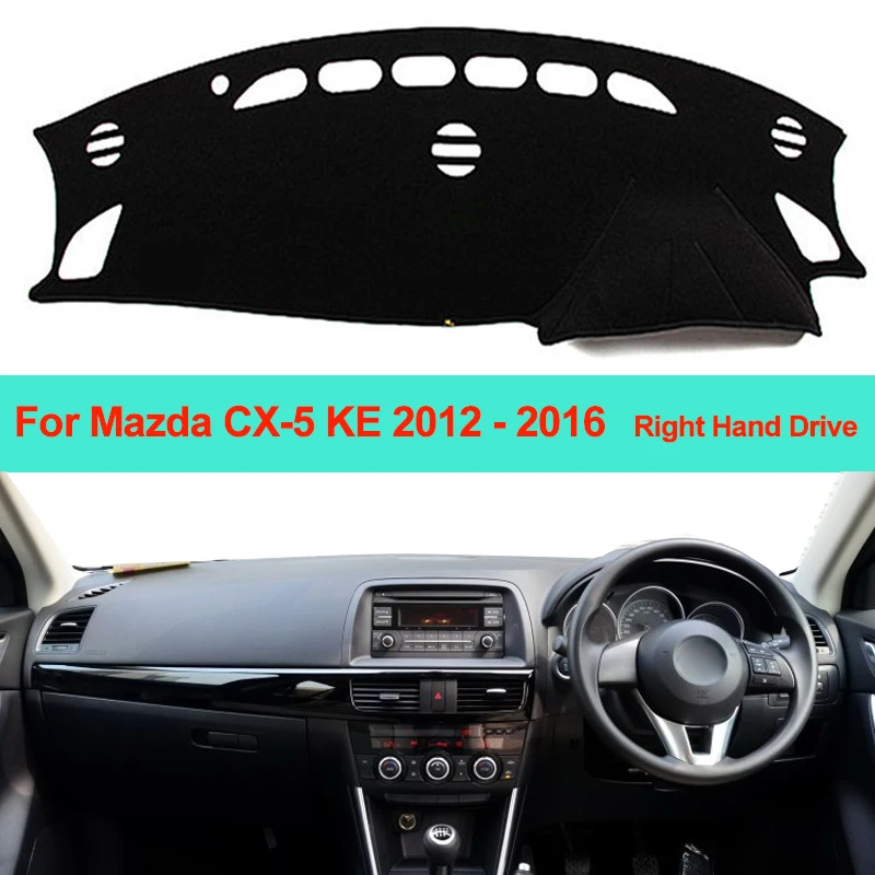 Car Inner Dashboard Cover Dash Mat Carpet Cushion For Mazda CX-5 CX5 KE 2013 2014 2015 2016 Sun Shade LHD RHD Car Styling