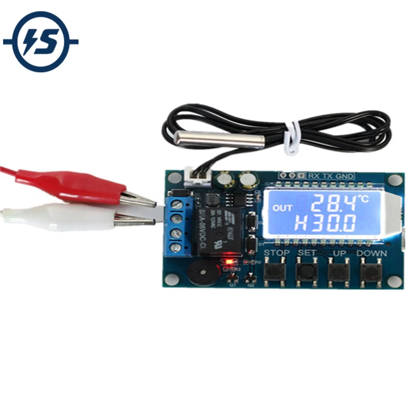 Temperatura Regolatore di Velocità della Ventola Modulo Digitale Termostato di Raffreddamento di Riscaldamento Regolatore di Temperatura Display LCD