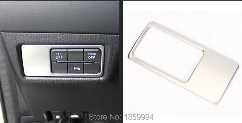 Head Lamp Light Switch Headlight adjustment Control Protective Trim corver sticker For 2017-2020 Mazda CX-5 CX5 KF Atenza