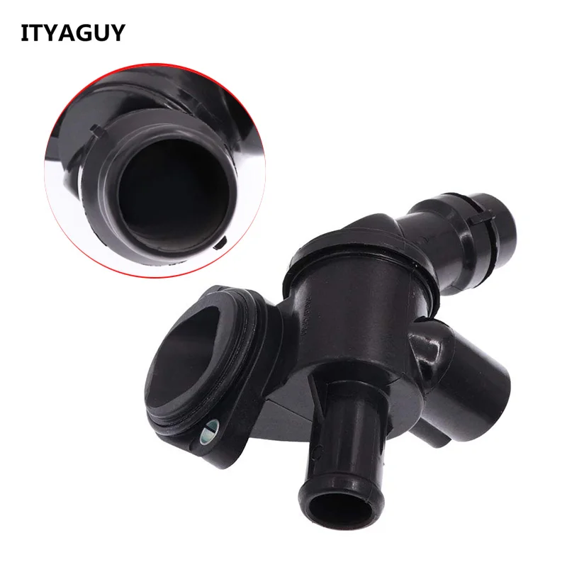 Engine Coolant Thermostat Housing Assembly 06F121111F For Audi A3 Base 2.0 L4 TT 06D121111G 11654024036