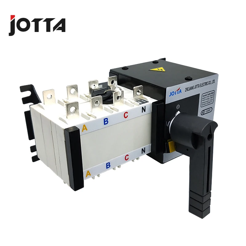 Jotta 100Amp 220V/ 230V/380V/440V 4 Pole 3 Phase Automatic Transfer Switch Connect Generator Changeover Switch