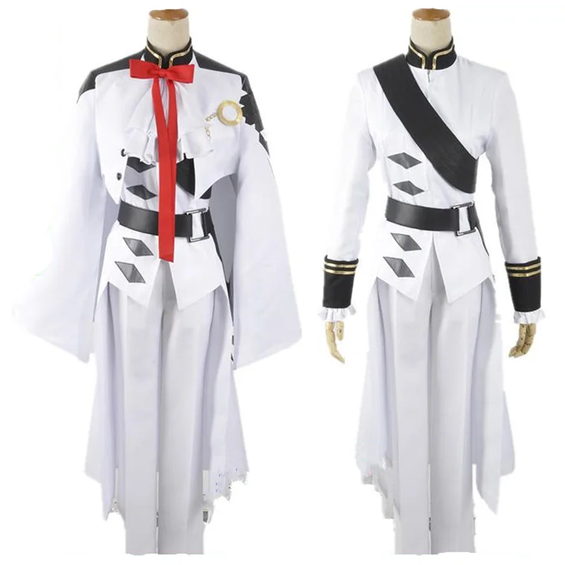 SBluuCosplay  Ferid Bathory Cosplay Costumes with Ears Uniform Outfit Anime Costume