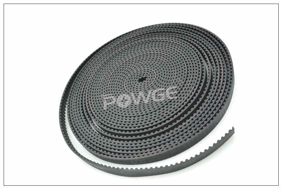 POWGE 5meters T2.5 Timing Belt W=4/6/10mm T2.5 Open Synchronous Belt Trapezoid Timing Belt T2.5 Timing Pulley T2.5-6 T2.5-10