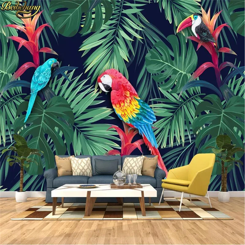 Beibehang custom Franse post impressionistische schilderij muurschilderingen jungle Rousseau Renaissance achtergrond behang 3D muurschildering behang