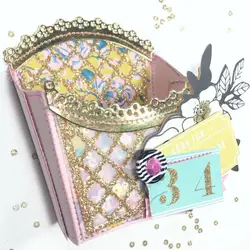 KSCRAFT elegancki francuski Fry Box Metal wykrojniki szablony dla DIY Scrapbooking/album fotograficzny dekoracyjny wytłoczenia kartki DIY