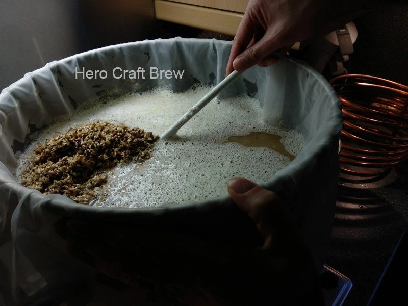 Beer Brew Bag Home Brew Filter Bag For Homebrewing With String Malt Mash Bag
