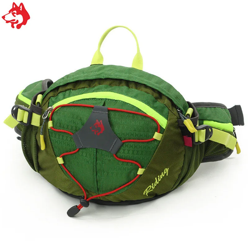 Bolsa de nailon impermeable para deportes al aire libre, riñonera CY-148 para correr, senderismo, escalada, Camping, color rojo/naranja/verde oscuro/verde