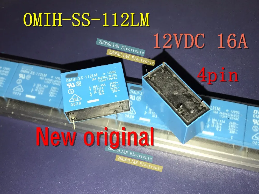 10pcs/Lot  Relay OMIH-SS-112LM 12VDC 16A