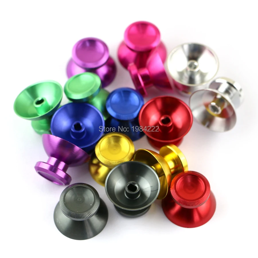 

OCGAME 8pairs/lot Colorful Aluminum Metal 3D Analog Joystick Cap For Xbox360 xbox 360 Thumbsticks Mushroom Cap