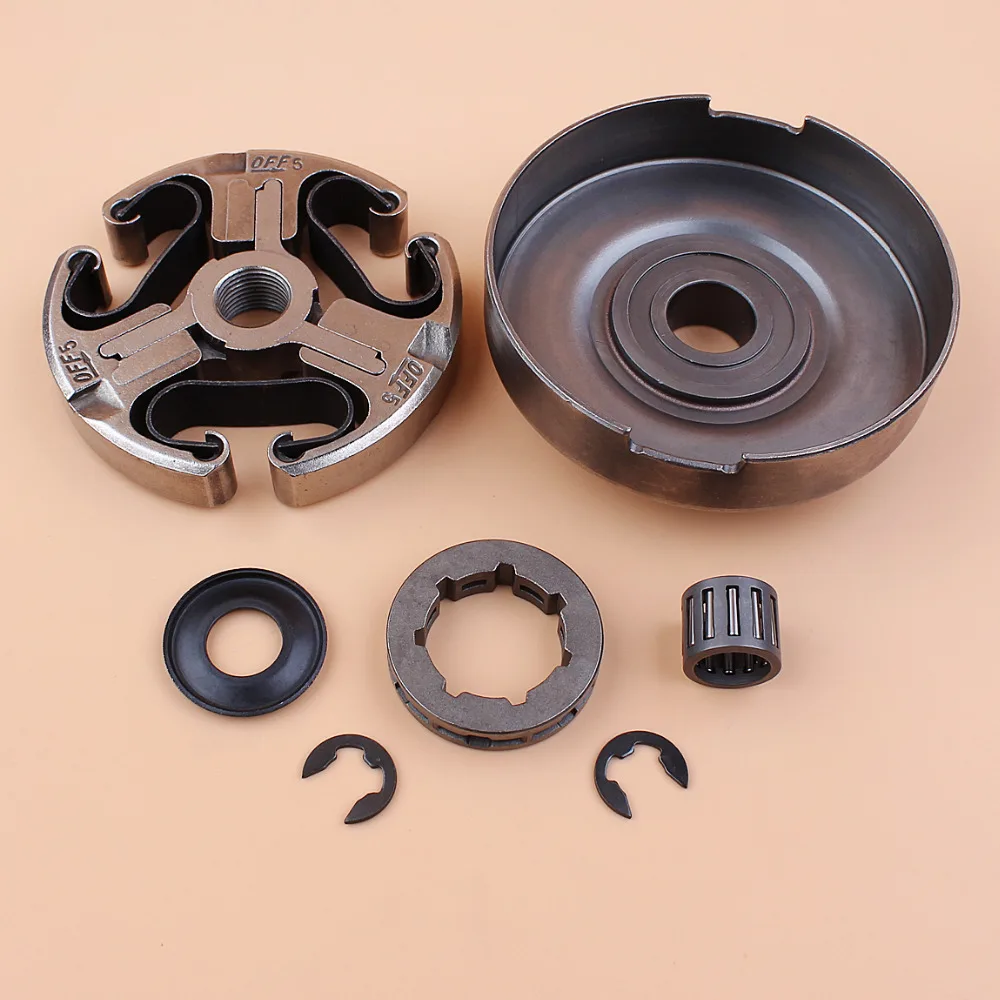 أسطوانة القابض المسننة ، مجموعة محمل الغسيل لـ Husqvarna 365 372 XP 372XP 371 362 أجزاء المنشار 3/8 "الملعب 7 أسنان