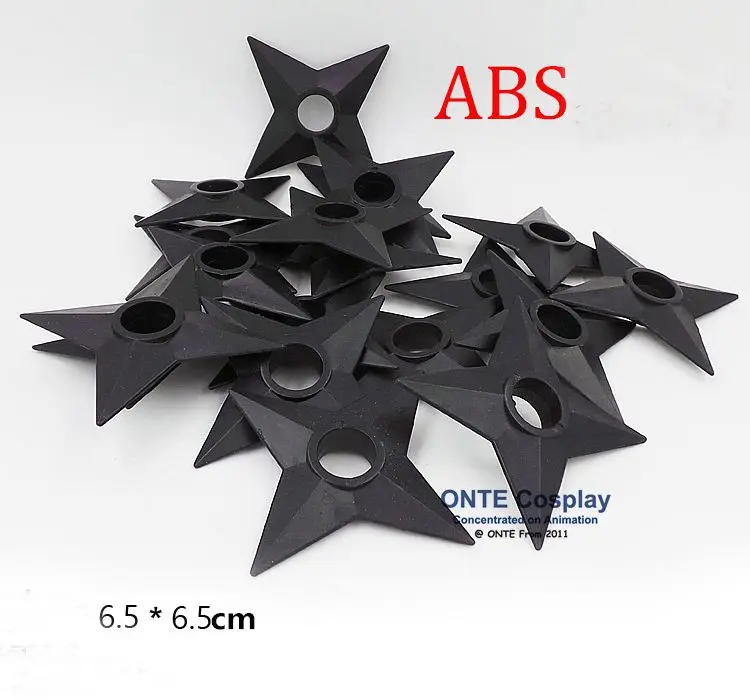 Anime Cosplay Props Collections Plastic Kunai Shuriken Ninja Figure Weapons Bags for Halloween Toys Gift