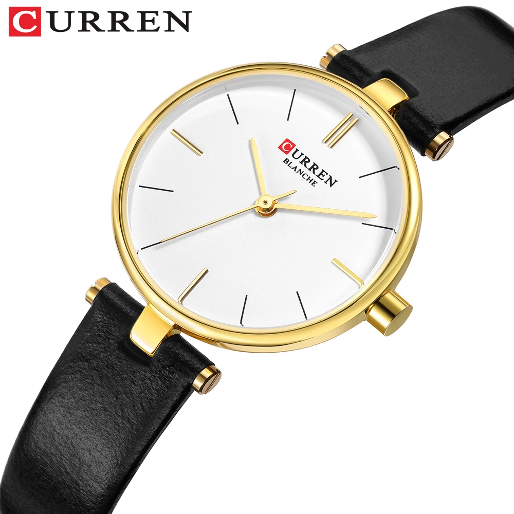 

Top CURREN Women Watch Fashion Design Quartz Simple Watches Women's Dress Bracelet Clock Ladies girl Wristwatch bayan kol saati