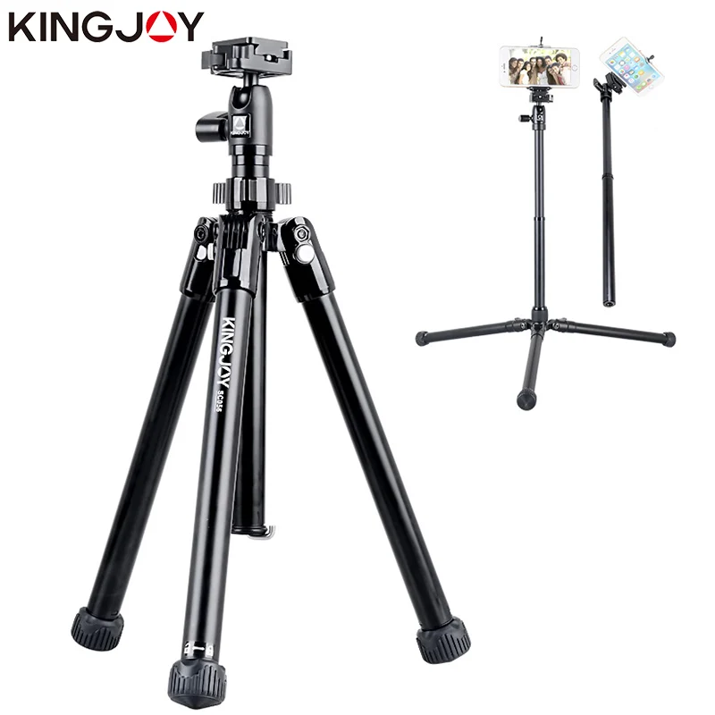 

KINGJOY Official SC056 Mini Tripod For Camera With Selfie Stick Holder Tripod For Phone Gorillapod Mobile Tripode Para Movil