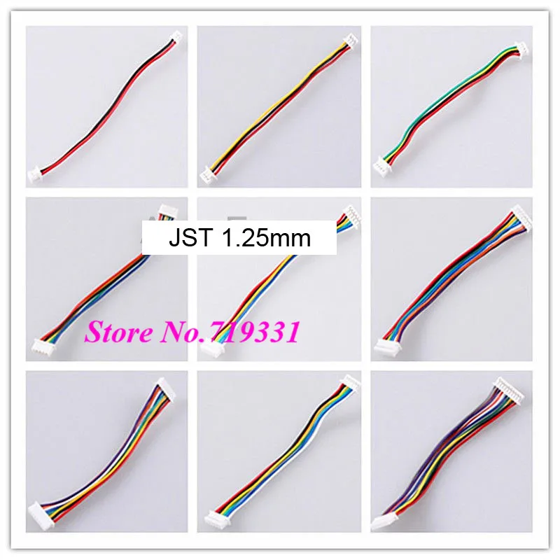 10 قطعة JST SH ZH XH PH 1.0 مللي متر 1.25 مللي متر 1.5 مللي متر 2.0 مللي متر 2.54 مللي متر 2.0 2/3/4/5/6/7/8/9/10/11/12-Pin أنثى و موصل سالب مع كابل