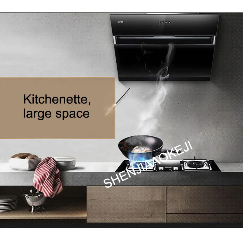 CXW-185-J515 cappa muro di Corrente Domestica a 220 V In acciaio inox di scarico fumo macchina di aspirazione Lato 185 W 1 PC