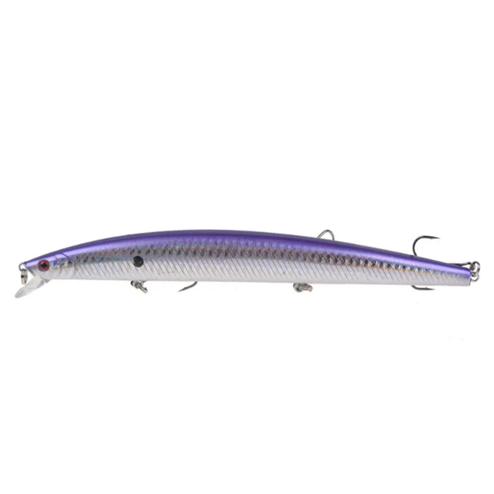 1pcs 18cm 24g Minnow Fishing Lure Laser Hard Artificial Bait Plastic Big Fake Fish Lures Sea Fishing Bait Crankbait Wobblers