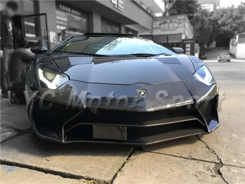 Car Accessories Carbon FiberBKSS-750 Style Front Bumper Fit For 2011-2014 Aventador LP700 LP720 Front Bumper