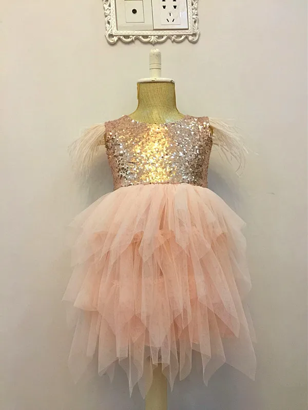 

Retail New Girls Summer Sequins TUTU Dress Princess Dress Christmas Dress Girl Kids Dresses