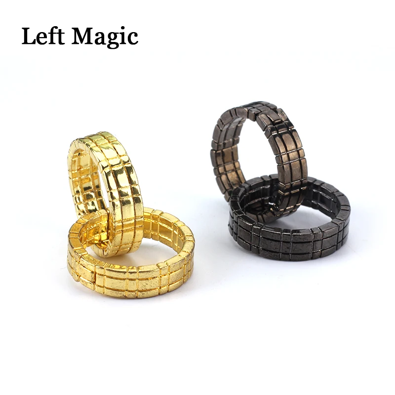 1set Himber Ring Gold  Black color can choose Magic Tricks Ring Close Up Magic Props